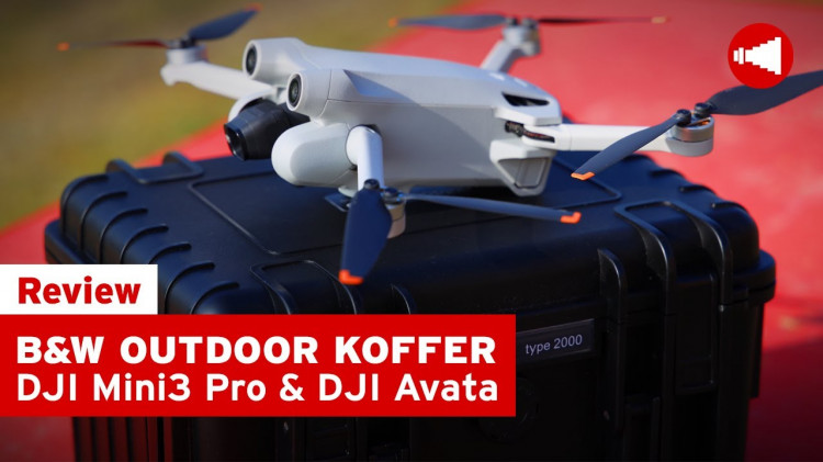 Der ultimative Koffer für deine Drohne | B&W Outdoor Koffer für die DJI Mini 3 Pro &  DJI Avata