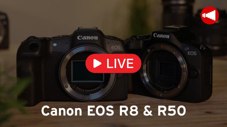 LIVE: Canon Neuheiten EOS R8 & EOS R50