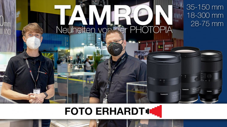 PHOTOPIA 2021 | Objektiv Neuheiten mit Tamron: 18-300 mm, 28-75 mm, 35-150 mm